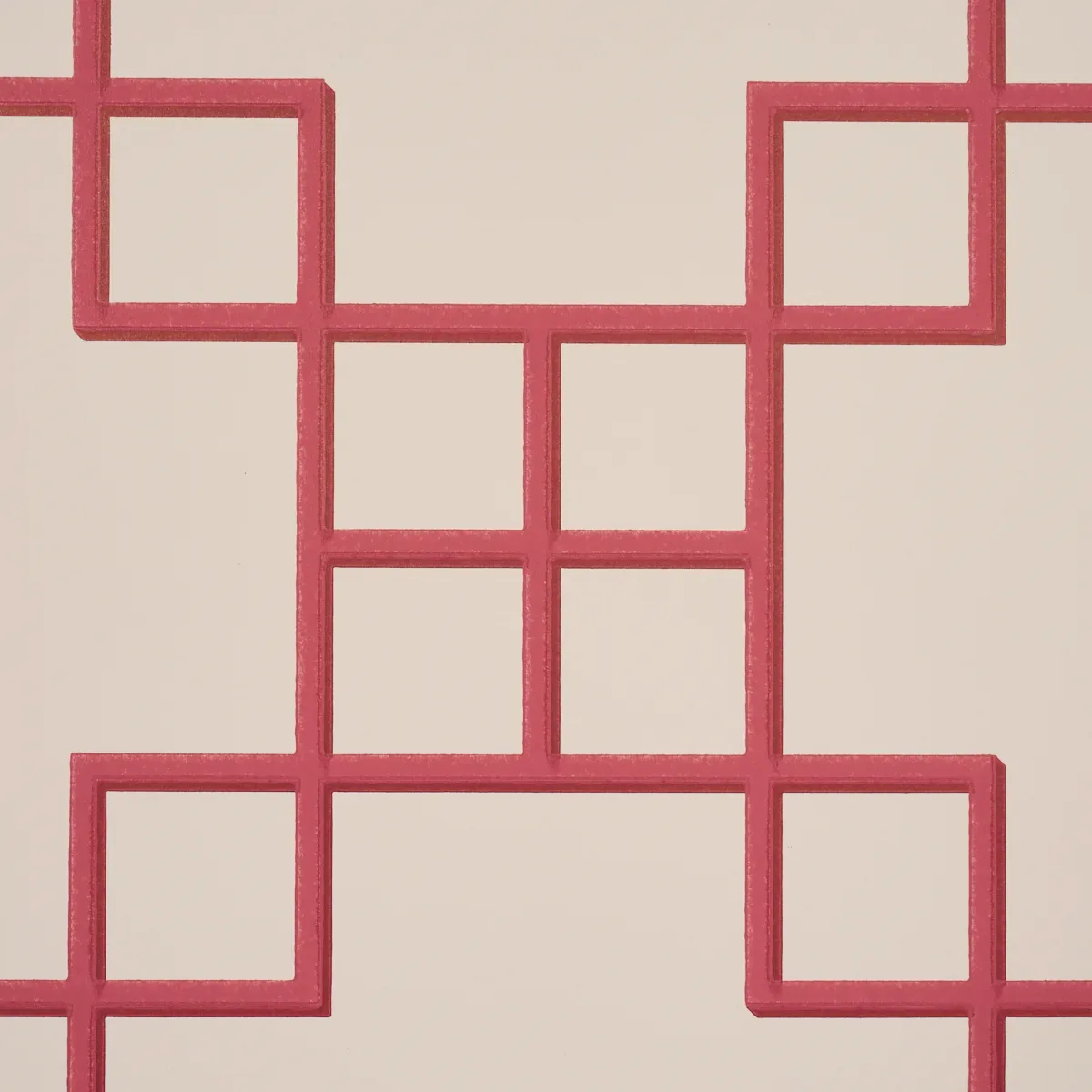 GEORGETTE TRELLIS - RED Schumacher Wallpaper | Wallpaper Twi GEORGETTE TRELLIS RED Schumacher Wallpaper wallpaper - SKU 5016502