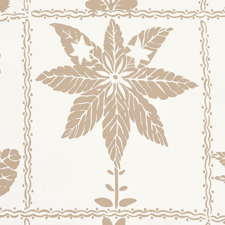 Schumacher GEORGIA WILDFLOWERS wallpaper, color NEUTRAL, SKU 5014821