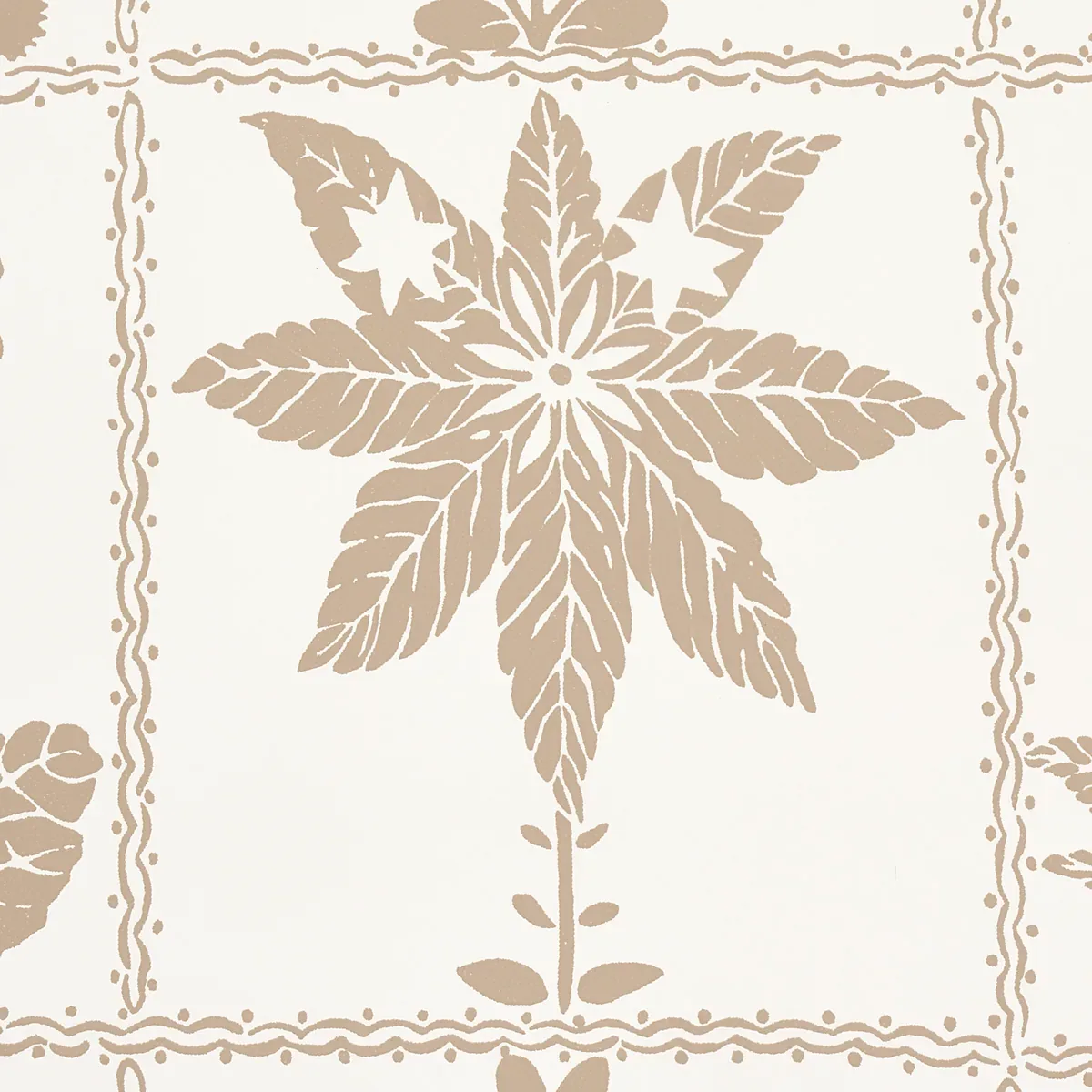 GEORGIA WILDFLOWERS - NEUTRAL Schumacher Wallpaper | Wallpap GEORGIA WILDFLOWERS NEUTRAL Schumacher Wallpaper wallpaper - SKU 5014821