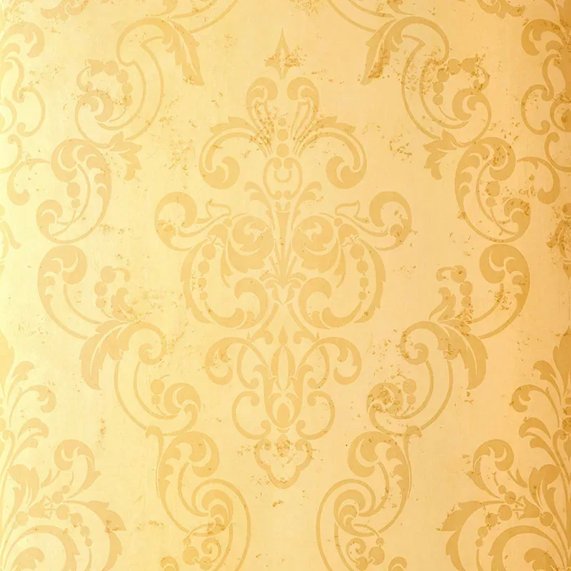GIOVAN DAMASK MAIZE Schumacher Wallpaper wallpaper - SKU 529121