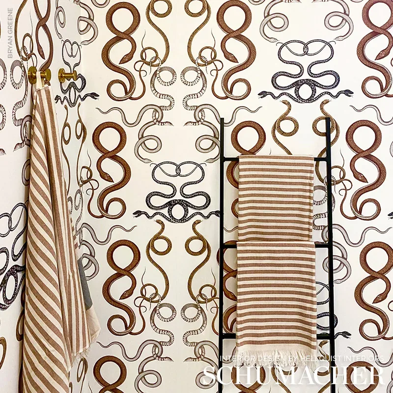 GIOVE AGATE & ONYX Schumacher Wallpaper wallpaper - SKU 5009462