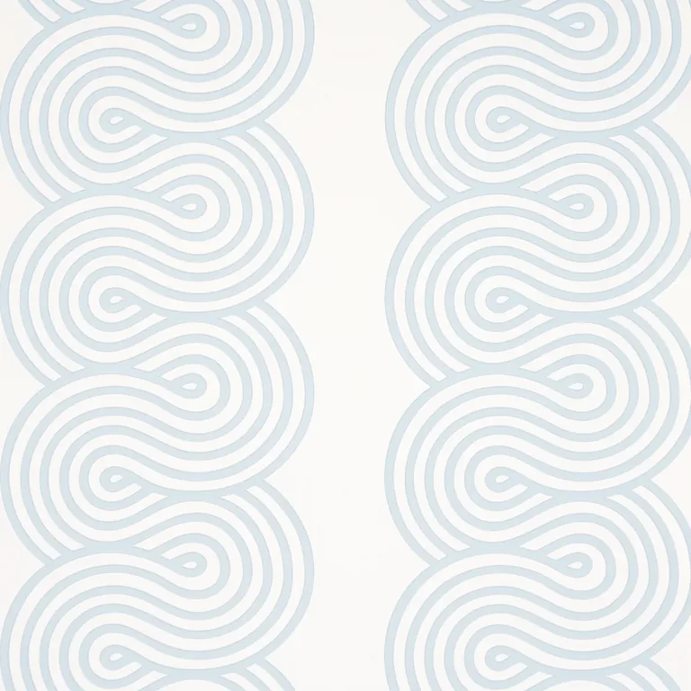 Schumacher GIRALDI wallpaper, color SKY, SKU 5014791