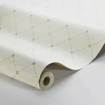 GOLDEN TRELLIS - PARCHMENT AND GOLD Schumacher Wallpaper | W GOLDEN TRELLIS PARCHMENT AND GOLD Schumacher Wallpaper wallpaper - SKU 2267