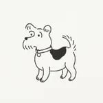 GOOD DOGS EVERYWHERE - BLACK & WHITE Schumacher Wallpaper | GOOD DOGS EVERYWHERE BLACK & WHITE Schumacher Wallpaper wallpaper - SKU 5016130
