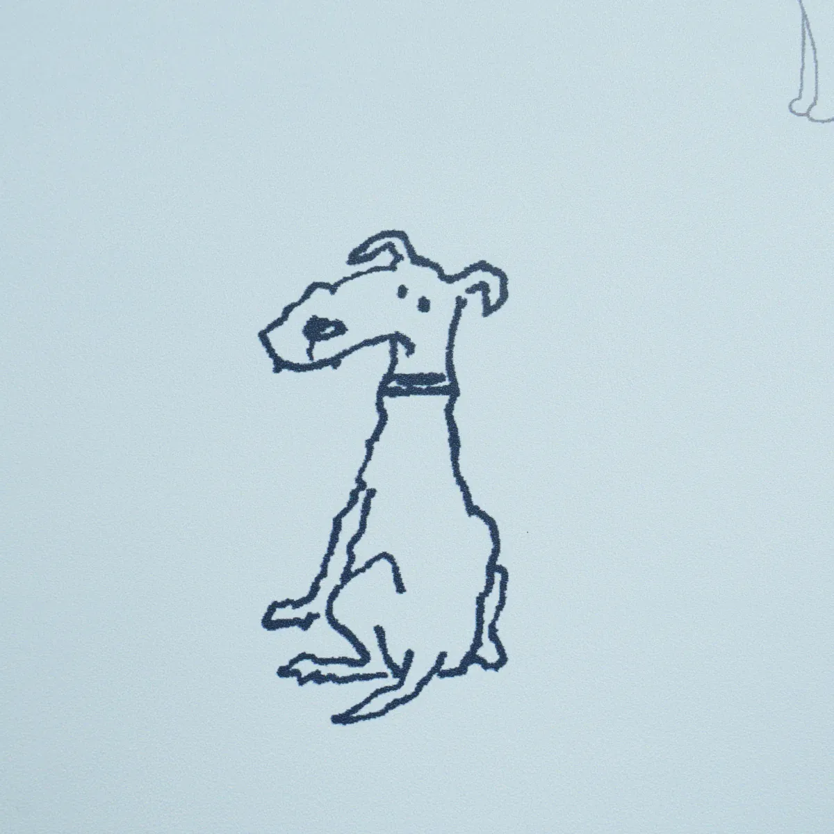 GOOD DOGS EVERYWHERE - SKY & NAVY BLUE Schumacher Wallpaper GOOD DOGS EVERYWHERE SKY & NAVY BLUE Schumacher Wallpaper wallpaper - SKU 5016302