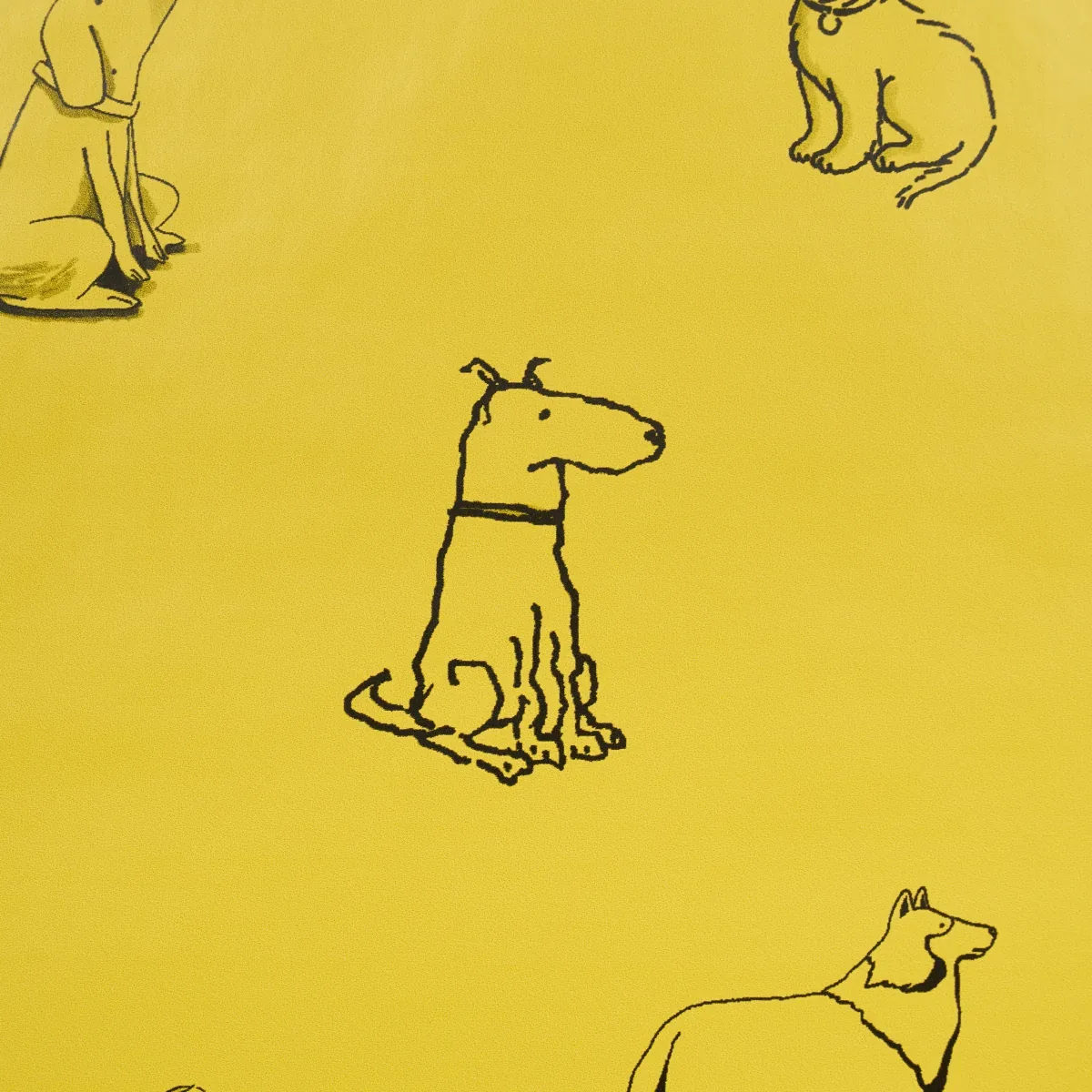 GOOD DOGS EVERYWHERE - TAXI-CAB YELLOW Schumacher Wallpaper GOOD DOGS EVERYWHERE TAXI-CAB YELLOW Schumacher Wallpaper wallpaper - SKU 5016301