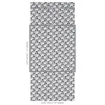 GOTHAM SWING CHARCOAL Schumacher Wallpaper wallpaper - SKU 5012530