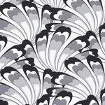 GOTHAM SWING CHARCOAL Schumacher Wallpaper wallpaper - SKU 5012530