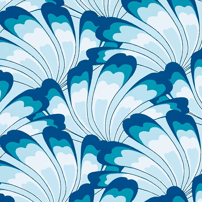 GOTHAM SWING ROYAL Schumacher Wallpaper wallpaper - SKU 5012532