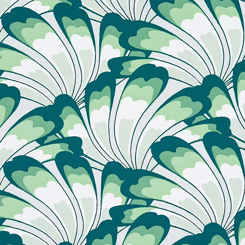 GOTHAM SWING SAGE Schumacher Wallpaper wallpaper - SKU 5012531