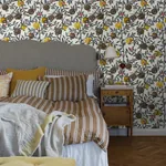 GRANATAPPLE SLATE AND OCHRE Schumacher Wallpaper wallpaper - SKU 1959