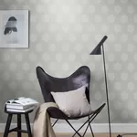 GRAPHIC HEXAGON - GREY Schumacher Wallpaper | Wallpaper Twin GRAPHIC HEXAGON GREY Schumacher Wallpaper wallpaper - SKU 9306