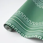 Greco Stripe GREEN Schumacher Wallpaper wallpaper - SKU 5015142