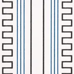 Greco Stripe IVORY Schumacher Wallpaper wallpaper - SKU 5015143