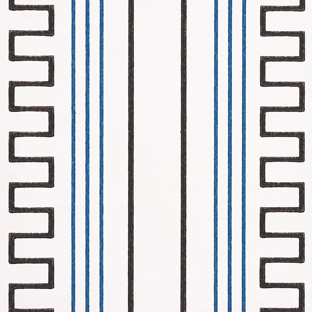 Greco Stripe IVORY Schumacher Wallpaper wallpaper - SKU 5015143