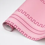 Greco Stripe PINK Schumacher Wallpaper wallpaper - SKU 5015144