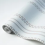 Greco Stripe SKY Schumacher Wallpaper wallpaper - SKU 5015140