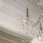 Greco Stripe SKY Schumacher Wallpaper wallpaper - SKU 5015140