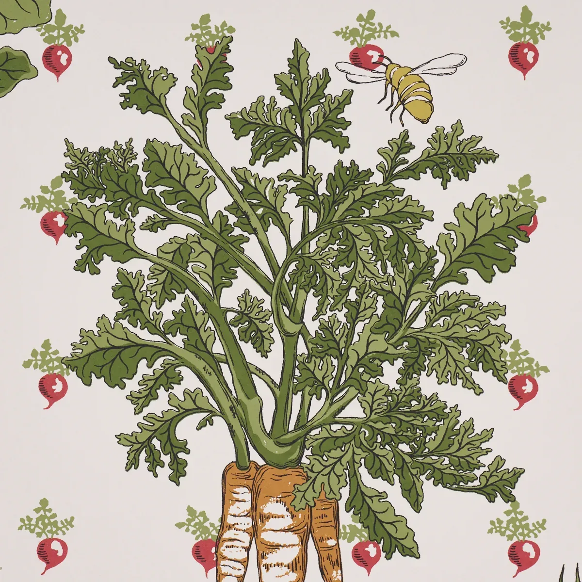 GREEN GROCER MULTI Schumacher Wallpaper wallpaper - SKU 5016780