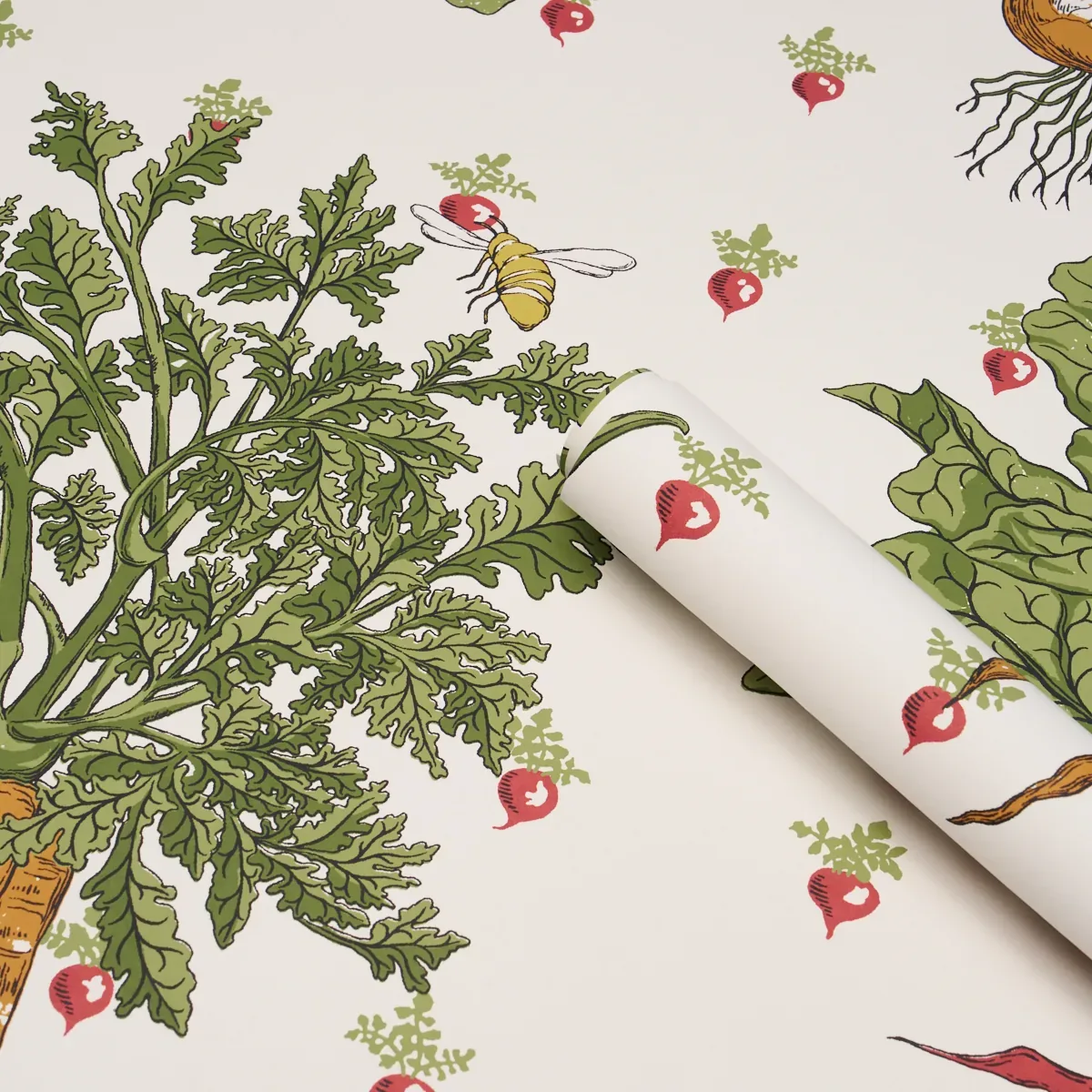 GREEN GROCER MULTI Schumacher Wallpaper wallpaper - SKU 5016780
