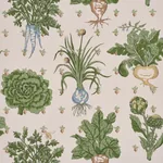 GREEN GROCER PARCHMENT Schumacher Wallpaper wallpaper - SKU 5016781