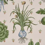 GREEN GROCER PARCHMENT Schumacher Wallpaper wallpaper - SKU 5016781