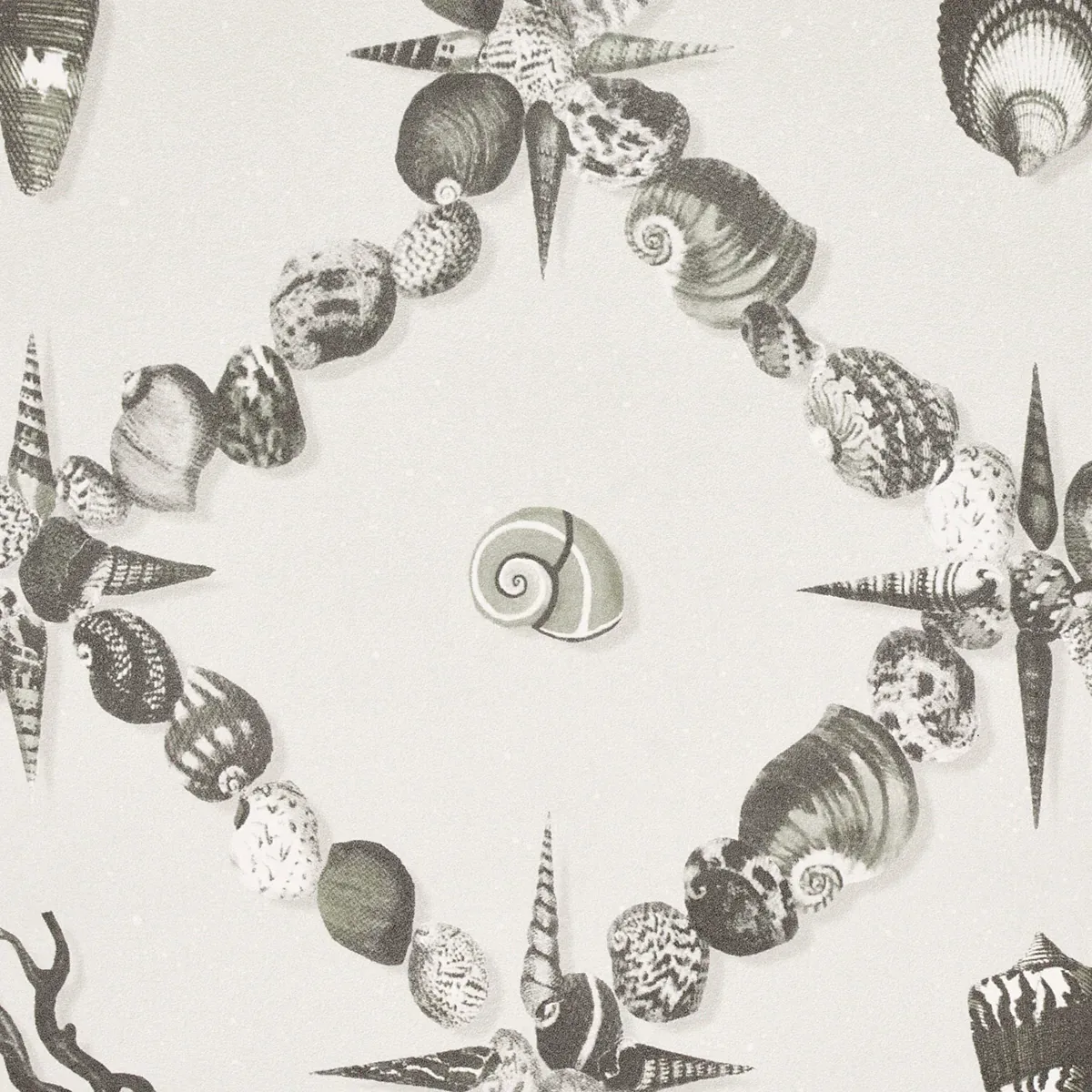 GROTTO TREILLAGE GRISAILLE Schumacher Wallpaper wallpaper - SKU 5014491