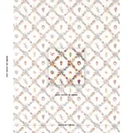 GROTTO TREILLAGE MULTI ON IVORY Schumacher Wallpaper wallpaper - SKU 5014492