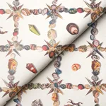 GROTTO TREILLAGE MULTI ON IVORY Schumacher Wallpaper wallpaper - SKU 5014492