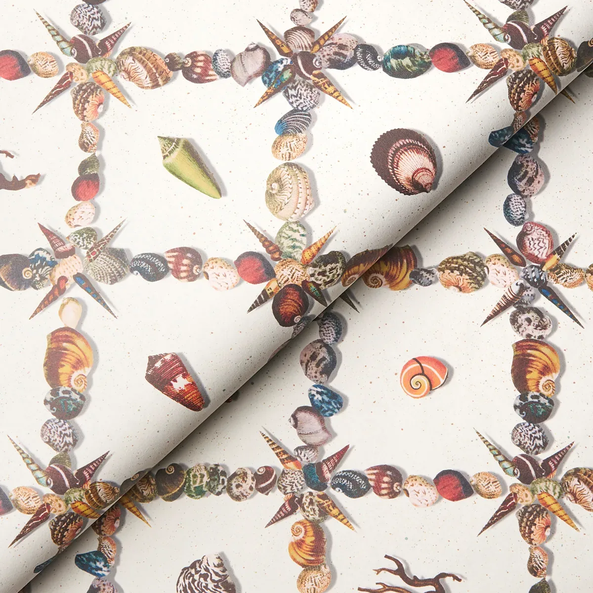 GROTTO TREILLAGE MULTI ON IVORY Schumacher Wallpaper wallpaper - SKU 5014492