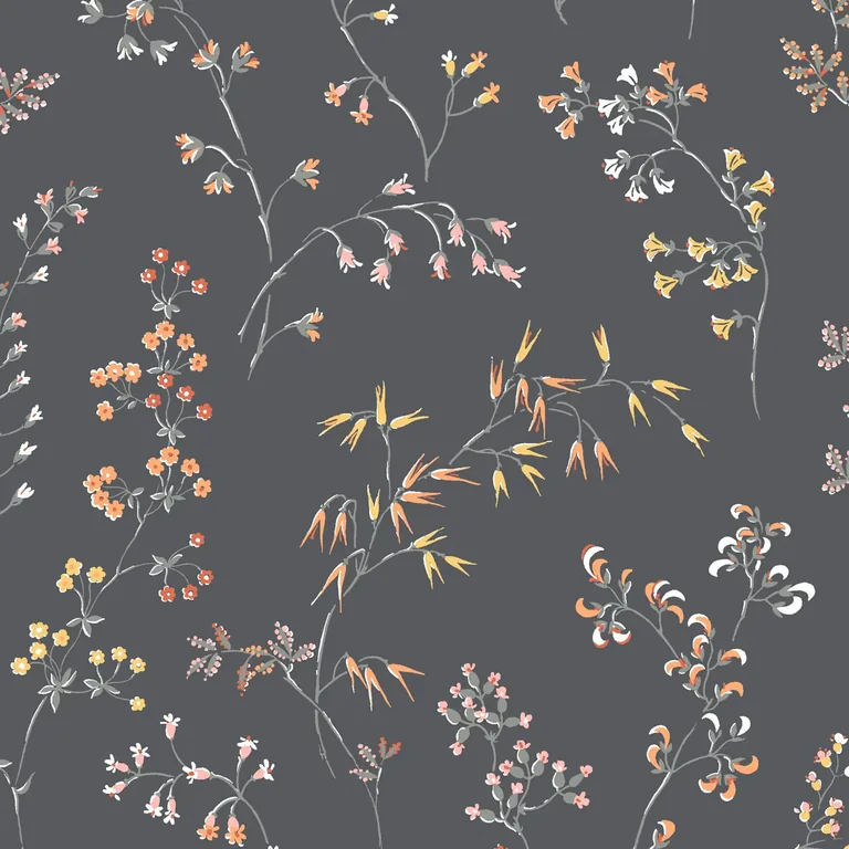 Schumacher GRÅÄNG wallpaper, color CHARCOAL, SKU 2004