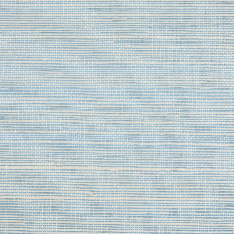 Schumacher HAIKU SISAL wallpaper, color CERULEAN, SKU 5006862