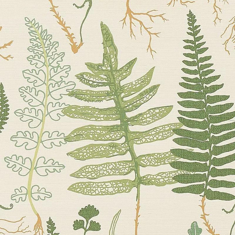 HALCOTT SISAL FOREST Schumacher Wallpaper wallpaper - SKU 5013060