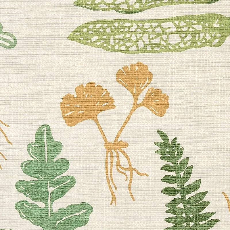HALCOTT SISAL FOREST Schumacher Wallpaper wallpaper - SKU 5013060