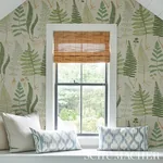 HALCOTT SISAL FOREST Schumacher Wallpaper wallpaper - SKU 5013060
