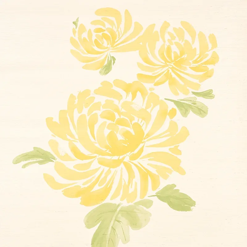 HANA SISAL YELLOW Schumacher Wallpaper wallpaper - SKU 5009040
