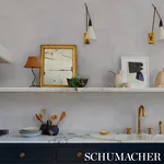 Hand Combed Plaster BIRCH Schumacher Wallpaper wallpaper - SKU 5013953