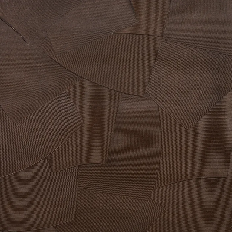 Schumacher HAND COMBED PLASTER wallpaper, color BROWN, SKU 5013954