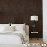 HAND COMBED PLASTER BROWN Schumacher Wallpaper wallpaper - SKU 5013954
