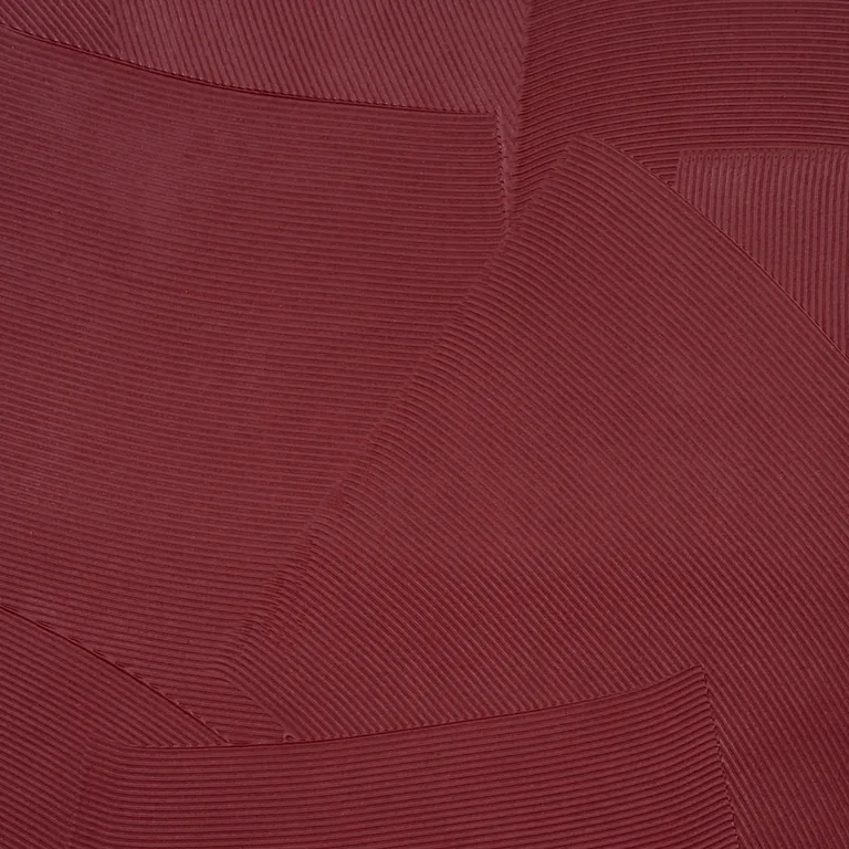 Schumacher HAND COMBED PLASTER wallpaper, color OXBLOOD, SKU 5013955