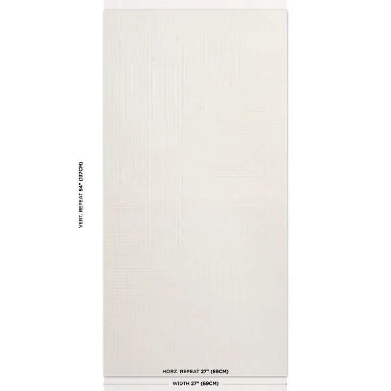 Schumacher HAND COMBED TRIANGLES wallpaper, color WHITE, SKU 5016521