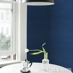 HARUKI SISAL BLUE IS THE COOLEST COLOR Schumacher Wallpaper wallpaper - SKU 5016856