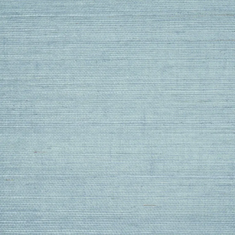 Schumacher HARUKI SISAL wallpaper, color CORNFLOWER, SKU 5004706