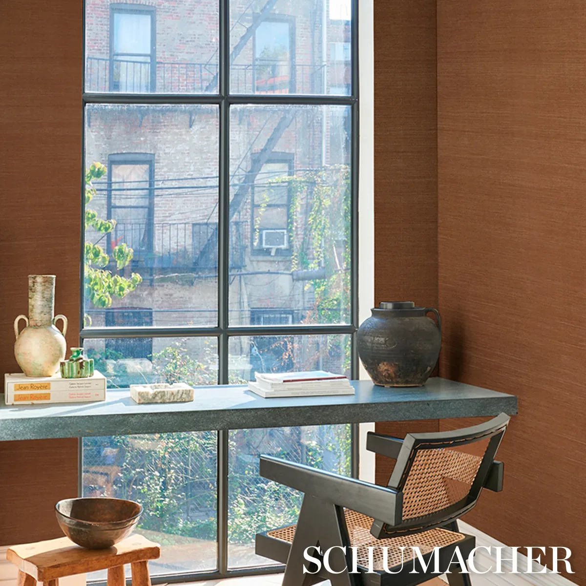 HARUKI SISAL - GHOST RANCH Schumacher Wallpaper | Wallpaper HARUKI SISAL GHOST RANCH Schumacher Wallpaper wallpaper - SKU 5016851