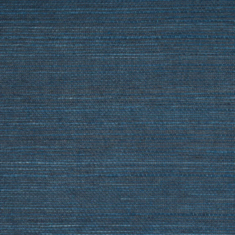 Schumacher HARUKI SISAL wallpaper, color INDIGO, SKU 5004722