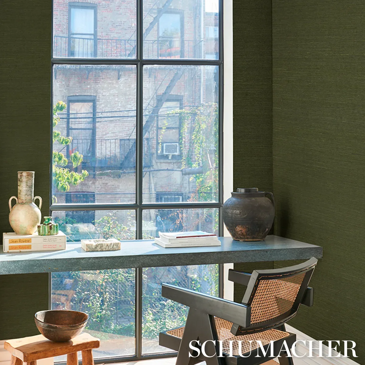 HARUKI SISAL - NIGHT ON EARTH Schumacher Wallpaper | Wallpap HARUKI SISAL NIGHT ON EARTH Schumacher Wallpaper wallpaper - SKU 5016853