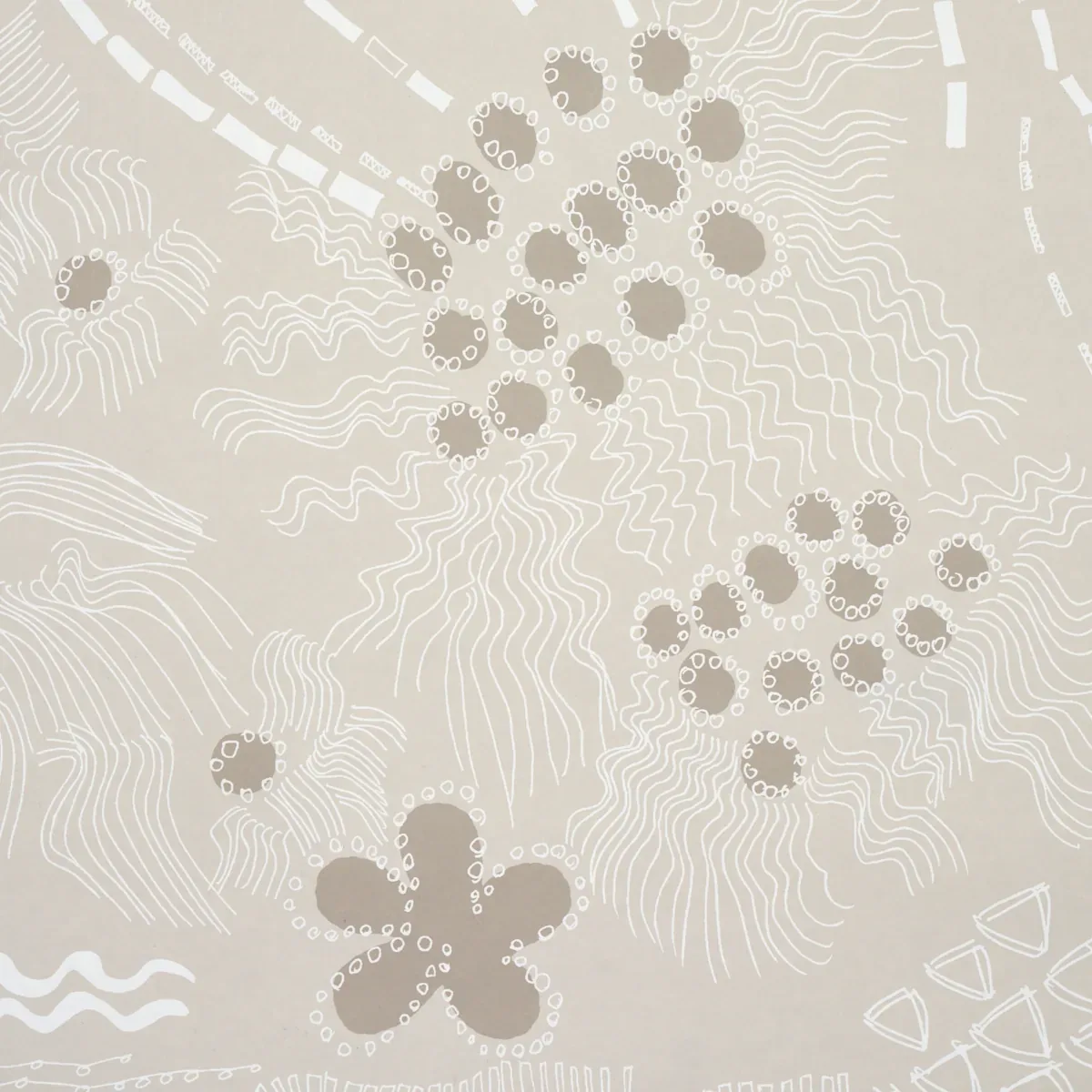 HAVEN LIGHT NEUTRAL Schumacher Wallpaper wallpaper - SKU 5013560