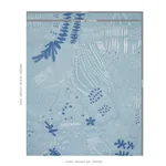HAVEN TEAL AND NAVY Schumacher Wallpaper wallpaper - SKU 5013561