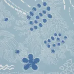 HAVEN TEAL AND NAVY Schumacher Wallpaper wallpaper - SKU 5013561