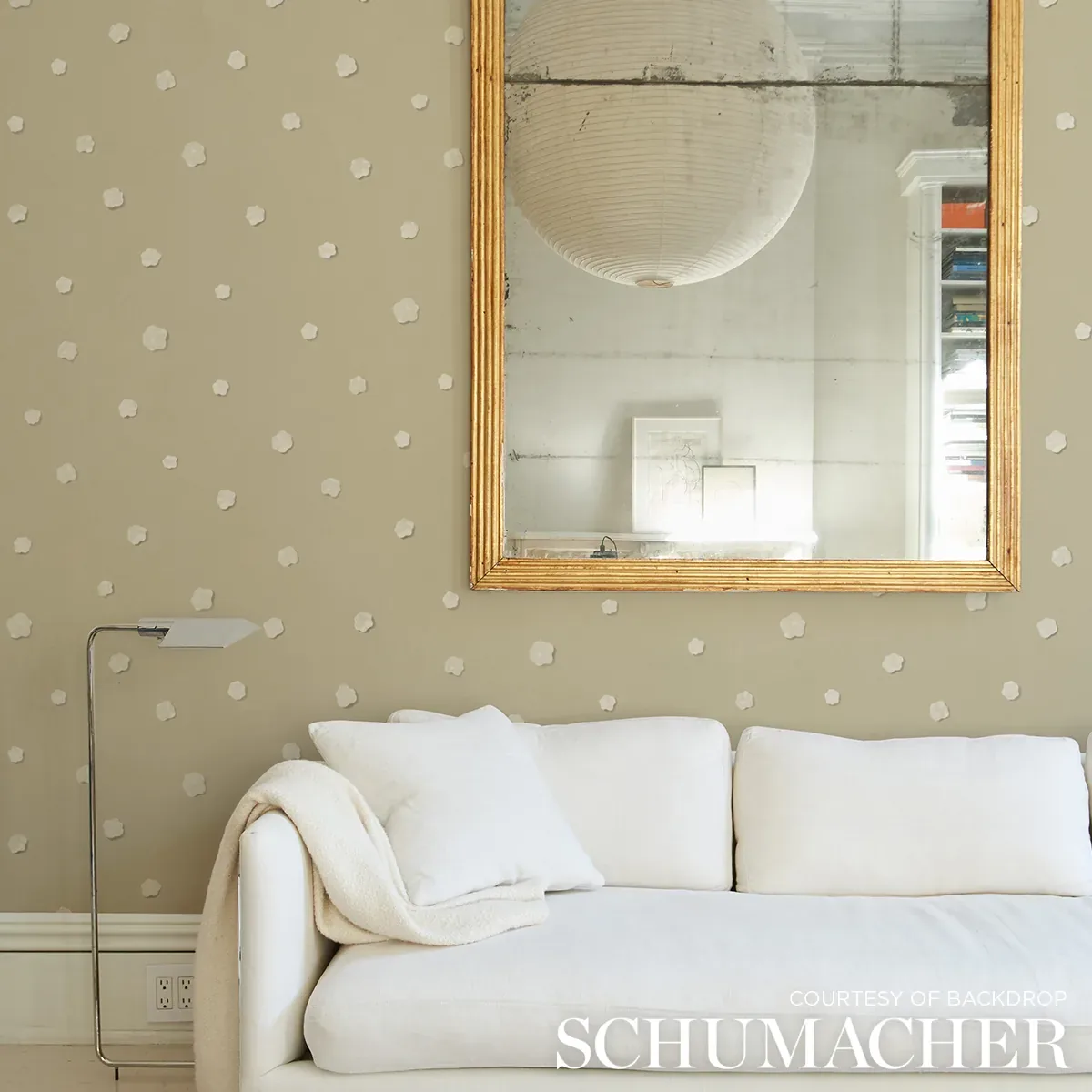 HEAVENLY BODIES SAND Schumacher Wallpaper wallpaper - SKU 5015271